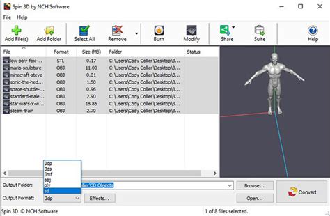Convert STL to DWG with reaConverter — Batch Conversion .